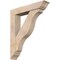 Ekena Millwork Funston Traditional Smooth Bracket w/ Offset Brace, Douglas Fir, 7 1/2"W x 38"D x 44"H BKT0806X38X44FST01SDF - alternate 1